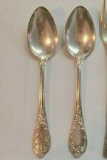 VTG Russian Neusilber Melchior Silver Plated 2Dinner spoons stamp  ЗiШ МНЦ-15-20 picture