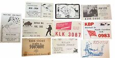 Vintage CB Radio Ham Amateur QSL Art Cards Lot of  10 Cards E picture