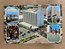Postcard Miami Beach FL Florida Holiday Inn Hotel Collins Avenue Roadside picture