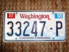 1987-1990 Washington  Pickup Truck license Plate YOM (33247-P) Nice 90 tag  picture