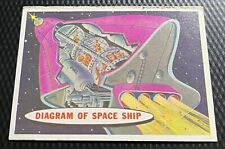 1957 Topps Target Moon Low-Grade Card #19 - Space Ship - No Creases - Edge Wear picture