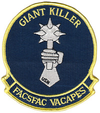 FACSFAC VACAPES GIANT KILLER COMMAND CHEST PATCH picture