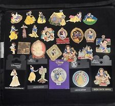 Rare Walt Disney Snow White And The Seven Dwarfs WDI Pin Lot With Pin Bag picture
