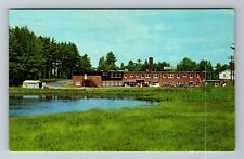 Woodruff WI-Wisconsin, Hospital, Small Pond, c1970 Vintage Postcard picture