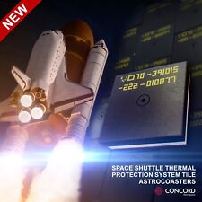 SPACE SHUTTLE THERMAL PROTECTION SYSTEM TILES REPLICA ASTRO COASTERS SET OF 4 picture