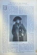 1904 Actress Sarah Bernhardt A Voyage To America picture