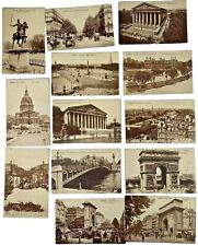 13 Vtg Postcards Invalides Seven Bridge St Martin Denis Sepia Paris France 1900s picture