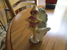 Vintage Pixie Elf Planter Figurine Ceramic Made in Japan picture