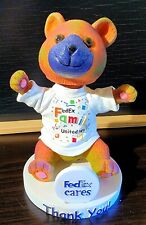 FedEx United Way Bobblehead Bear Family Promotional Swag Federal Express picture