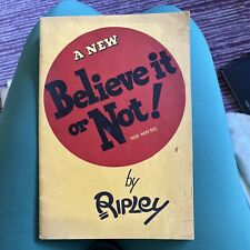 Vintage Original Book: 1930's a New BELIEVE IT OR NOT by RIPLEY Good, 32pgs picture
