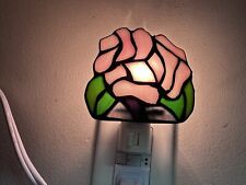 Heritage Mint Rose Stained Glass Nightlight picture