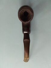 VINTAGE PETERSON'S OF DUBLIN TOBACCO PIPE - SILVER BAND / COLLAR picture
