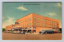 Claremore OK-Oklahoma, Hotel Mason, Advertising, Vintage Souvenir Postcard picture