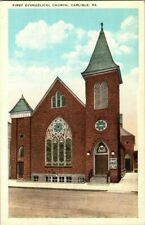 1918. FIRST EVANGELICAL CHURCH. CARLISLE, PA. POSTCARD. HH11 picture