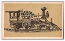 Train Postcard The Fontaine Odd Looking Engine By Eugene Fontaine Detroit MI picture