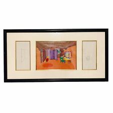 Tubby The Tuba Animated 2 Cell Set Up Pencil Sketches Framed Matted David Morgan picture