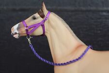 HANDMADE Breyer Traditional Horse Halter (Standard/Purple) 1 picture