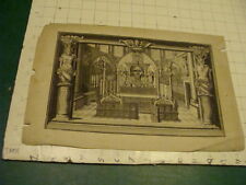 Original Engraving:1700's or 1800's - INSIDE CHURCH, unknown,  F. Ertinger  picture