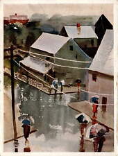 Eliot O'Hara, Jefferson Street, Savannah, The Watercolor Gallery, Postcard picture