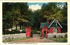 Entrance to Monticello Charlottesville VA Divided Unused Postcard c1915 picture