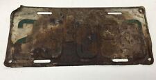 VINTAGE 1937 NH LICENSE PLATE Rusty Patina New Hampshire 23-093 Old Man Cave picture