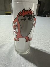 Vintage 1973 Tasmanian Devil Pepsi Warner Brothers Collector Series Thick Glass picture