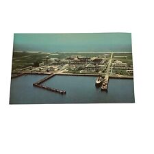 ca 1964 NJ Postcard Cape May U.S. Coast Guard Receiving Center aerial view bldgs picture