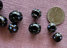 Vintage Late 1800’s Glass Venetian Fancy Trade Beads. Thousand Eye. Lot Of 7. picture