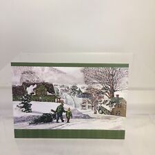 32 DELUXE HALLMARK CHRISTMAS CARDS FATHER SON TREE & MAKING MEMORIES THEME picture