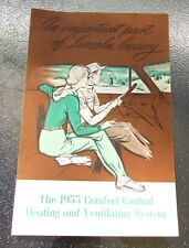 1953 Lincoln Automobile Comfort Control Heating And Ventilating Brochure CLEAN picture