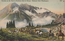 Postcard Tourists on the Trail Southern End Olympic National Park Washington WA  picture