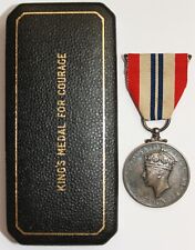 Rare King's Medal for Courage in the Cause of Freedom. WW2 World War II 1939-45 picture