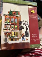 Dept. 56 Parkside Holiday Brownstone 2002 Retired Christmas In The City READ Des picture