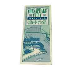 Chesapeake City Maryland Walking and Shopping Guide Vintage Brochure picture