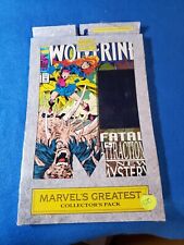 1993 Wolverine Marvels greatest collectors pack comic book series unopened picture