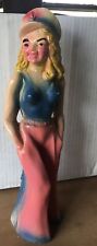 VINTAGE CARNIVAL CHALK SAILOR GIRL 15” Tall picture
