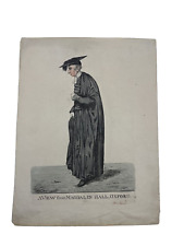 Robert Dighton Caricature 1808 Oxford Interest Hand Colored Etching picture