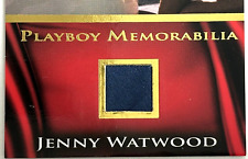 Playboy Authentic Memorabilia Card 11/25 ~ JENNY WATWOOD  (POTM March 2018) picture