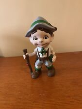 Vintage 1974 Atlantic Mold Ceramic Camper Hiker Traveler Boy Scout with Canteen picture