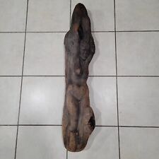 Vintage Hand Carved Driftwood Woman Female Figure 35