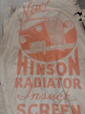 Vintage 1938 Ford Deluxe Hinson Tailored Fit Insect Screen Radiator Grill Cover picture