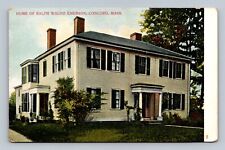 Home of Ralph Waldo Emerson - Concord Massachusetts Postcard picture