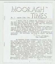 HOLOCAUST - MOORAGH TIMES - ISLE OF MAN  DETENTON  CAMP - 1st EDITION   1940   picture