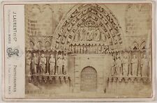 J. Laurent Burgos Cathedral Spain Vintage Photo Damaged Albumin picture