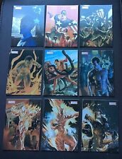 2010 MARVEL 70TH ANNIVERSARY FOIL PARALLEL TRIBUTE T1-9 CHASE CARD SET picture