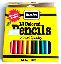 Vintage 1985 Rose Art 12 Colored Pencils New NOS picture