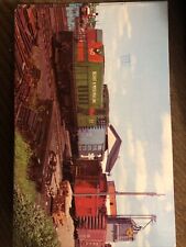 Belfast & Moosehead Lake Railroad GE 50 postcard Burnham Junction ME Maine picture