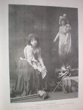 Printed photo actress Clarissa Talbot cinderella panto Clapham 1899 picture