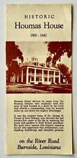 1970s Historic Houmas House Burnside Convent Louisiana Vtg Travel Brochure Map picture