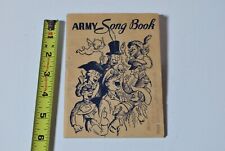 Vintage WW2 WWII United States Army Song Book 1941 War Memorabilia Lyrics picture